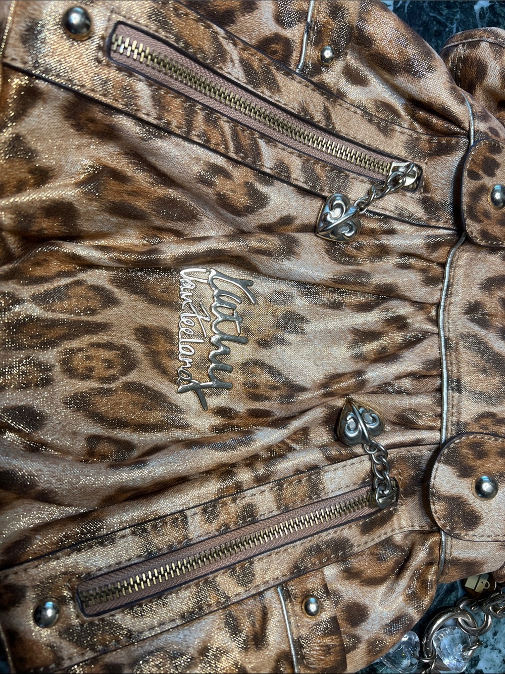 Kathy Stylish Leopard Print Shoulder Bag - Brand New with Tags Women's Handbag - Picture 4 of 9